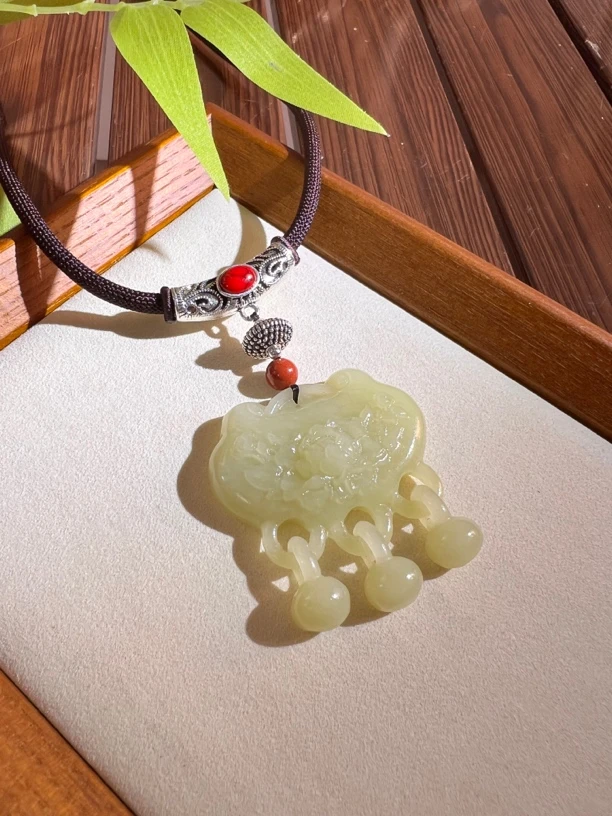 【清货款】岫玉 锁（微棉，微矿）