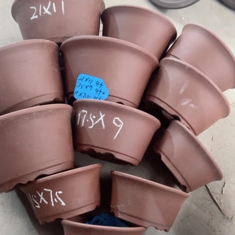 紫砂花盆     100-12。