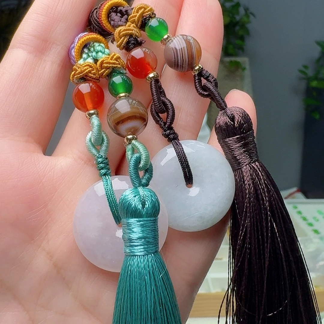 翡翠未镶嵌挂件多样性发货其一