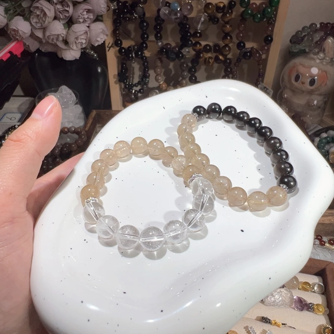 水晶手绳未镶嵌金发晶