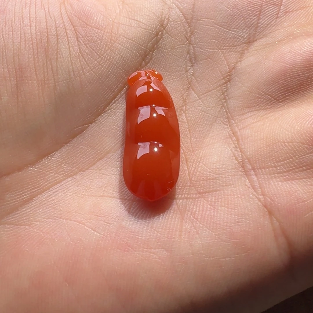 南红玛瑙未镶嵌福豆
