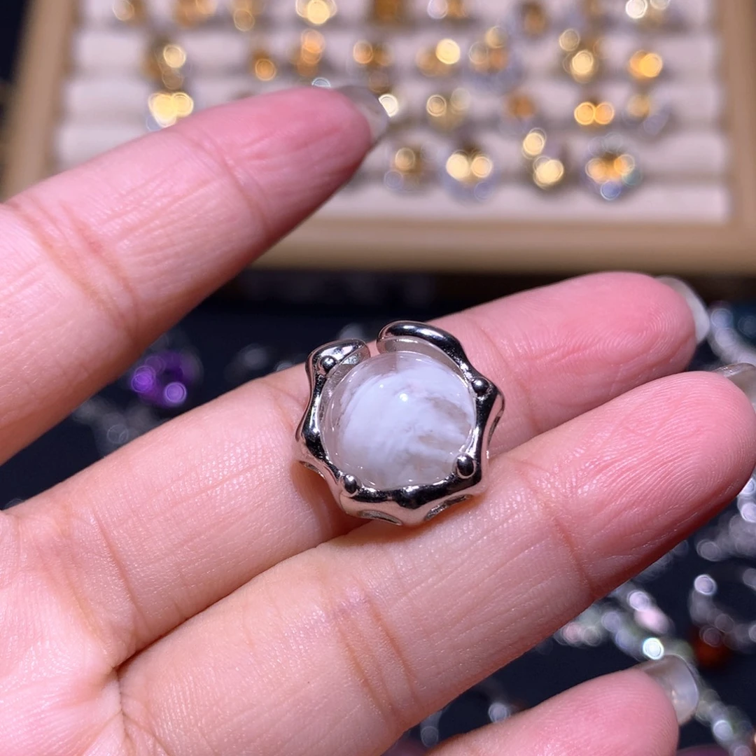 【闪购商品】银S925镶嵌戒指水晶戒指