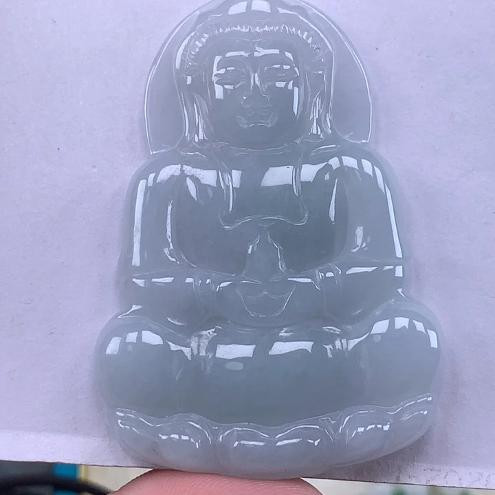 颈饰未镶嵌翡翠观音