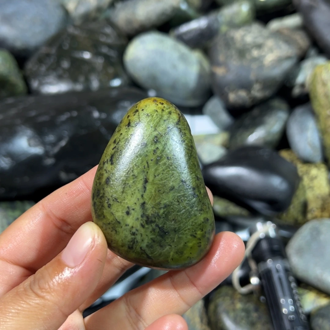 未镶嵌蛇纹石玉西藏藏玉药王石百*石