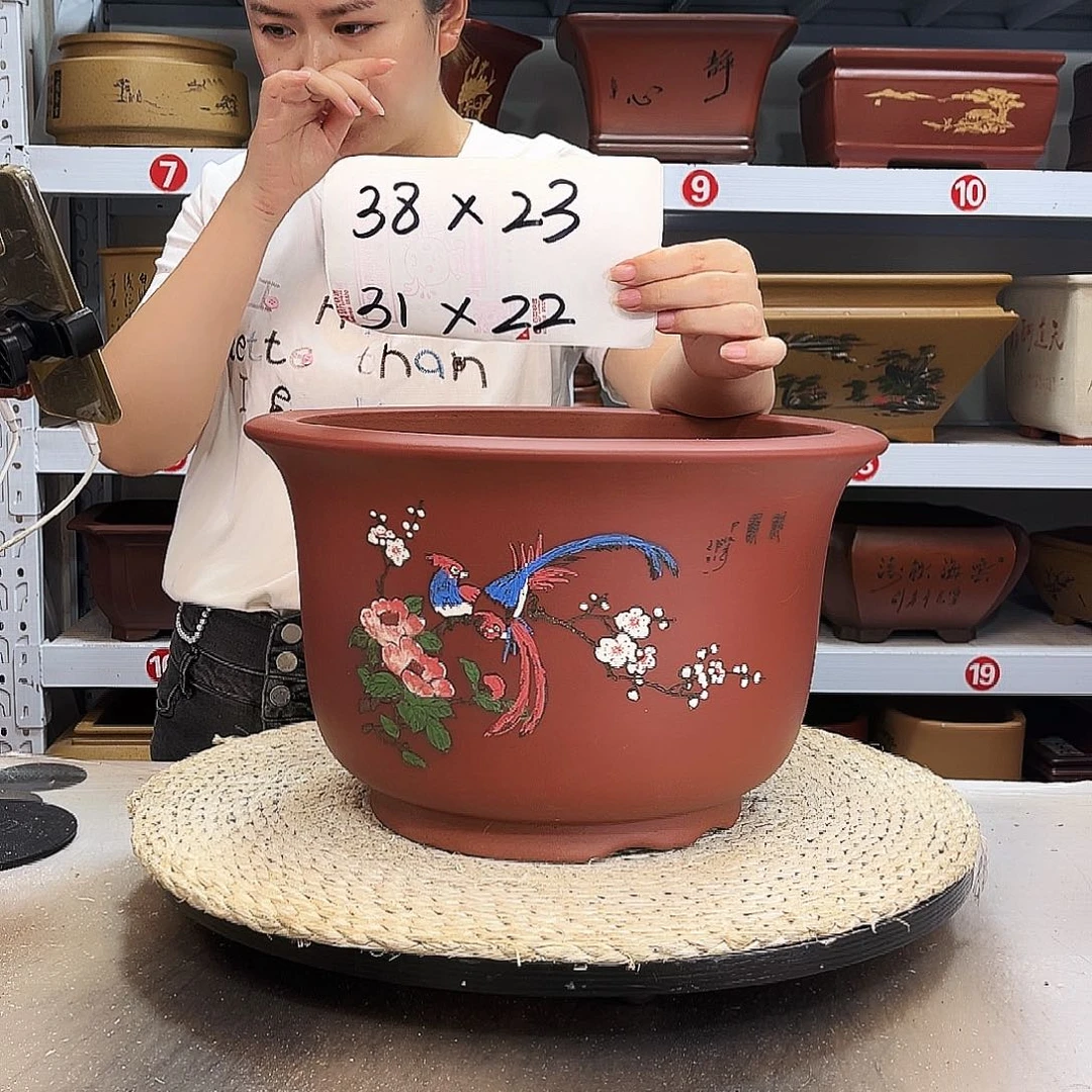 紫砂花盆紫砂花盆