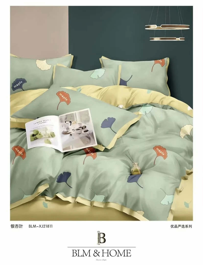 铂金印花纯棉四件套