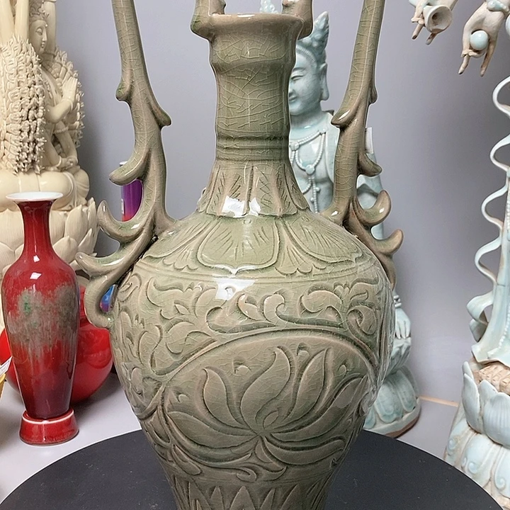旧藏双龙瓶全品无磕碰