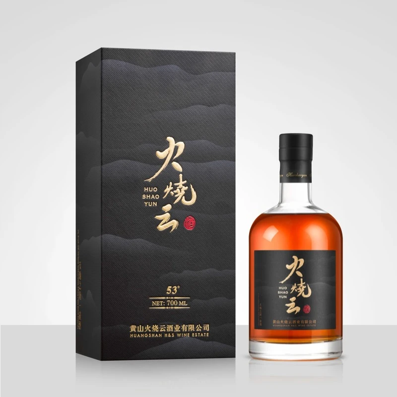 火烧云火系列六年份53度桑椹掌叶覆盆子白兰地700ml