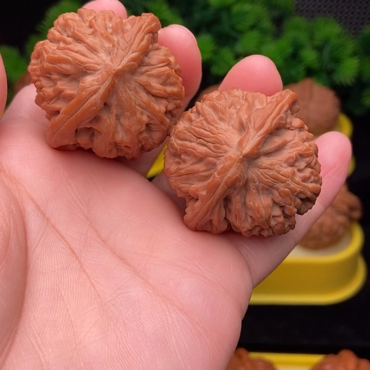 吊坠文玩核桃莲花41.5全品