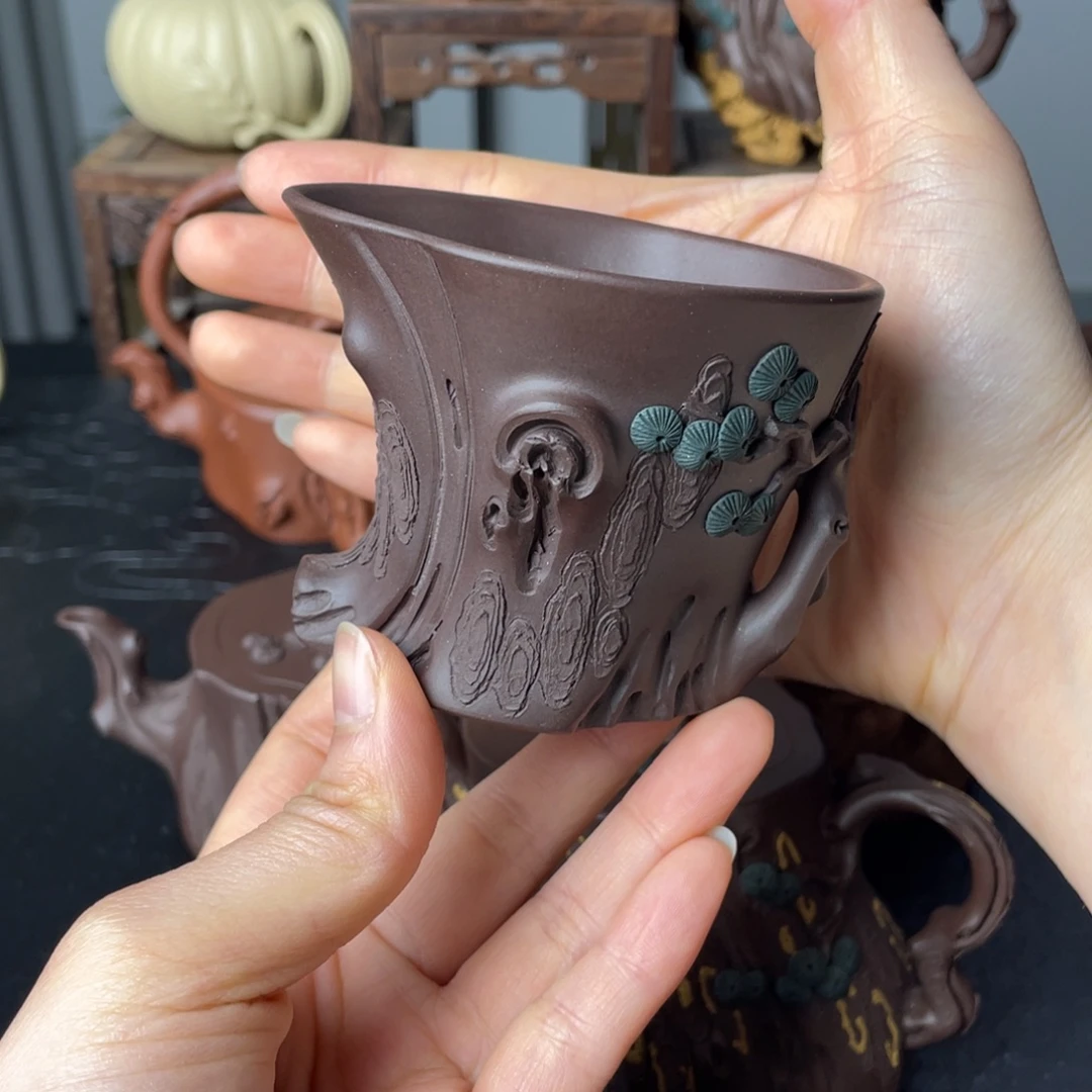 茶杯紫砂紫砂茶具150cc