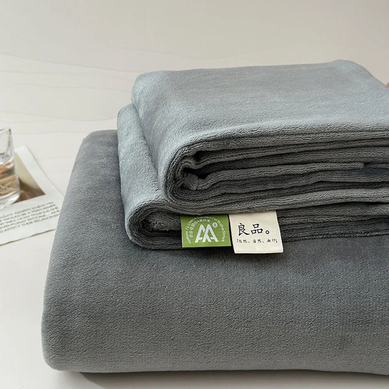 冬季牛奶绒床单单件加绒加厚珊瑚绒被单纯色法兰绒学生宿舍床垫单