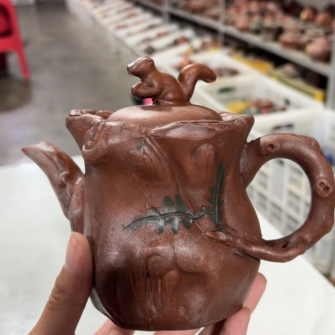 茶壶紫砂老厂紫砂壶一件！