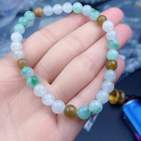 未镶嵌手链翡翠翡翠