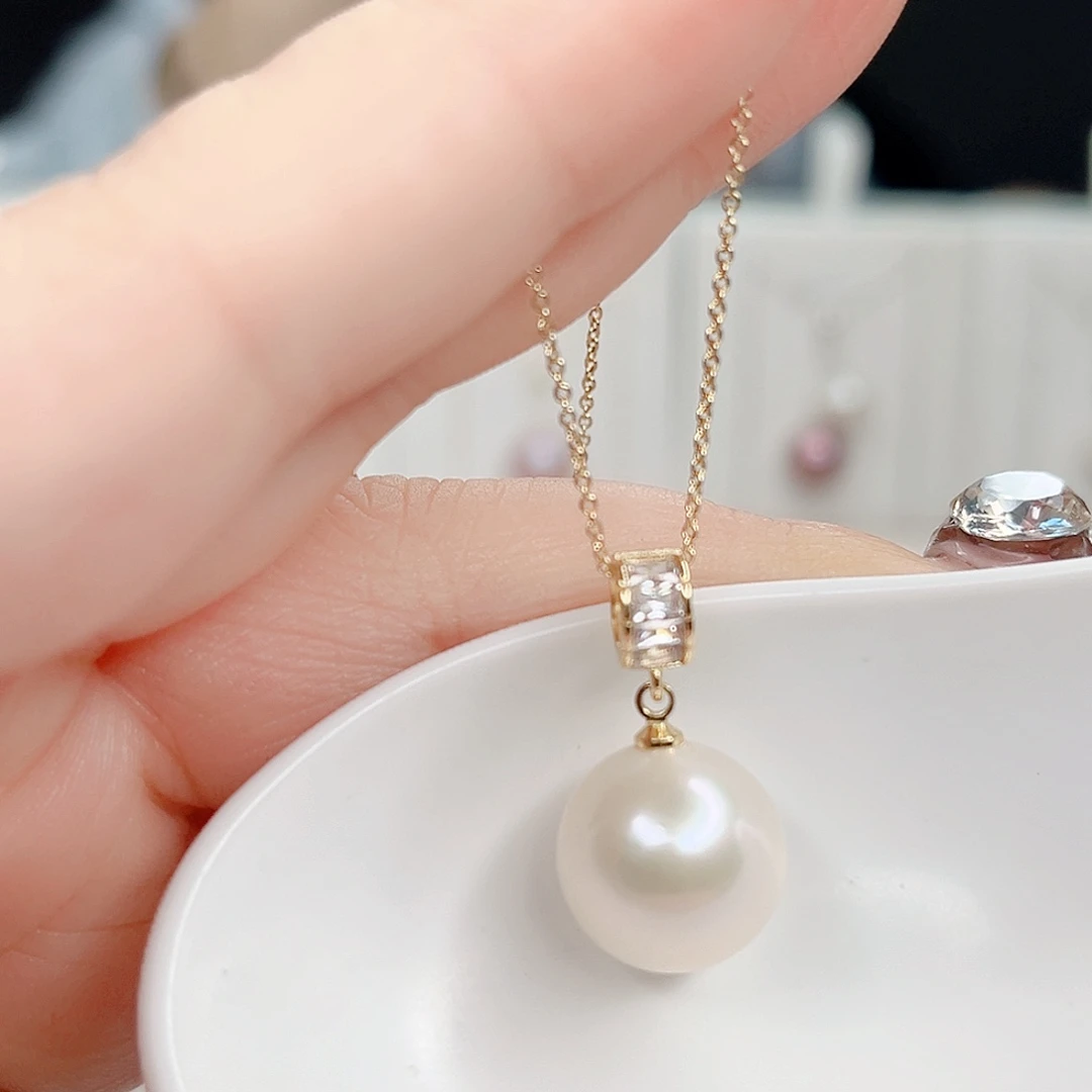 淡水珍珠吊坠(赠链)合金