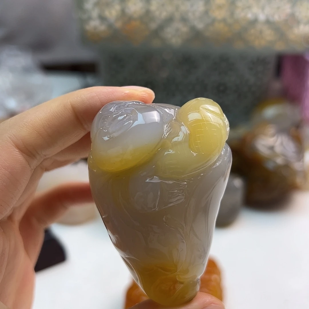 玛瑙/玉髓未镶嵌颈饰