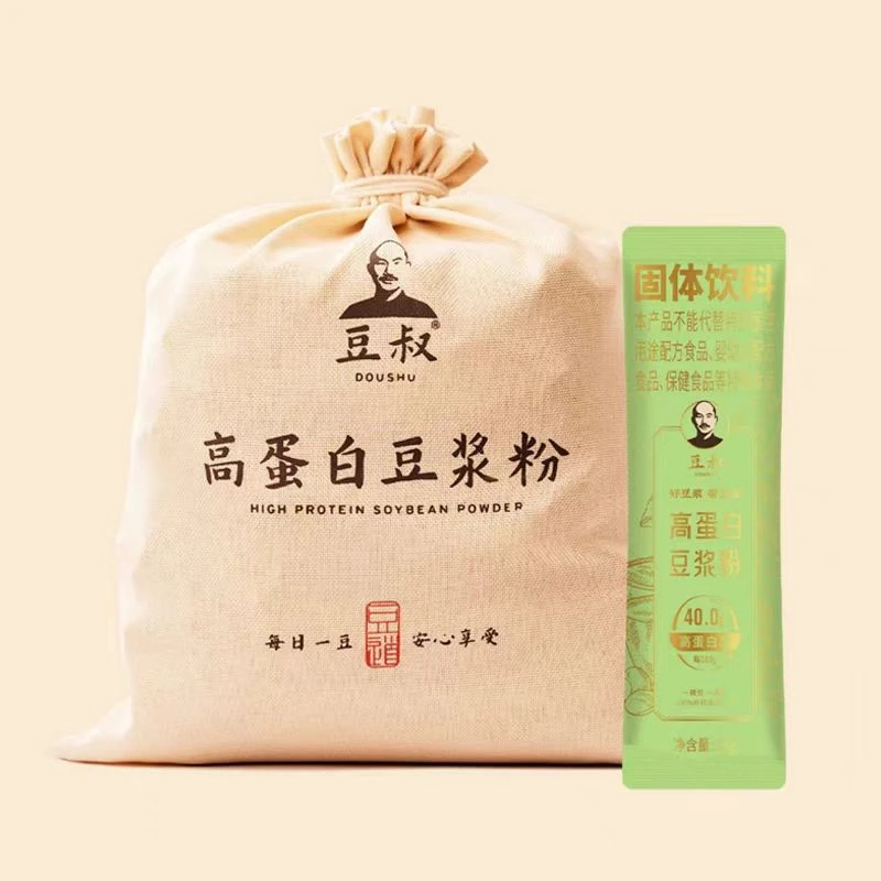 高蛋白豆浆粉无添加糖纯大豆非转基因营养早餐冲泡鲜30条荳菽