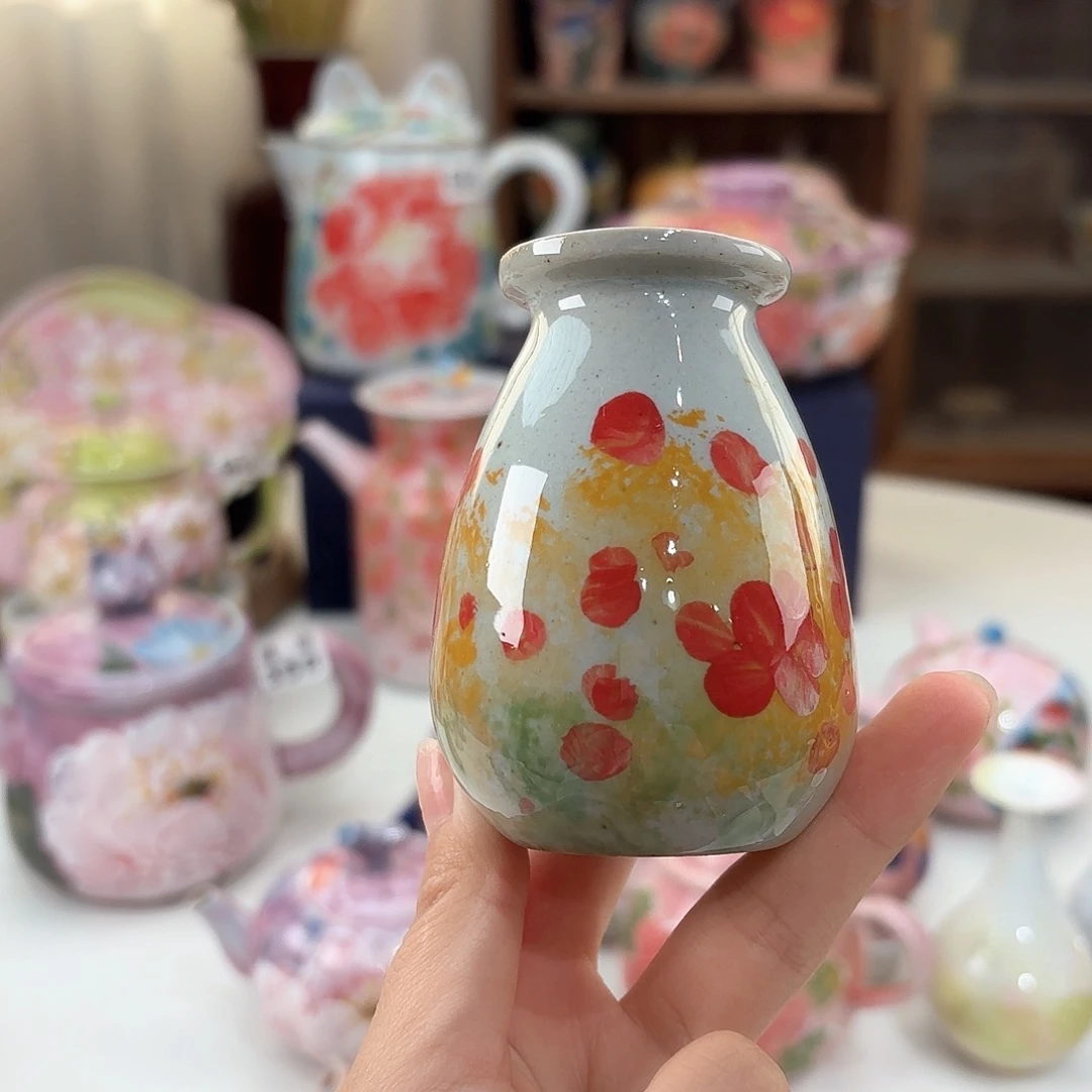 景德镇手绘高温釉下彩陶瓷茶具
