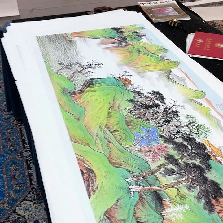 国画书画描金拓染金石传拓手写