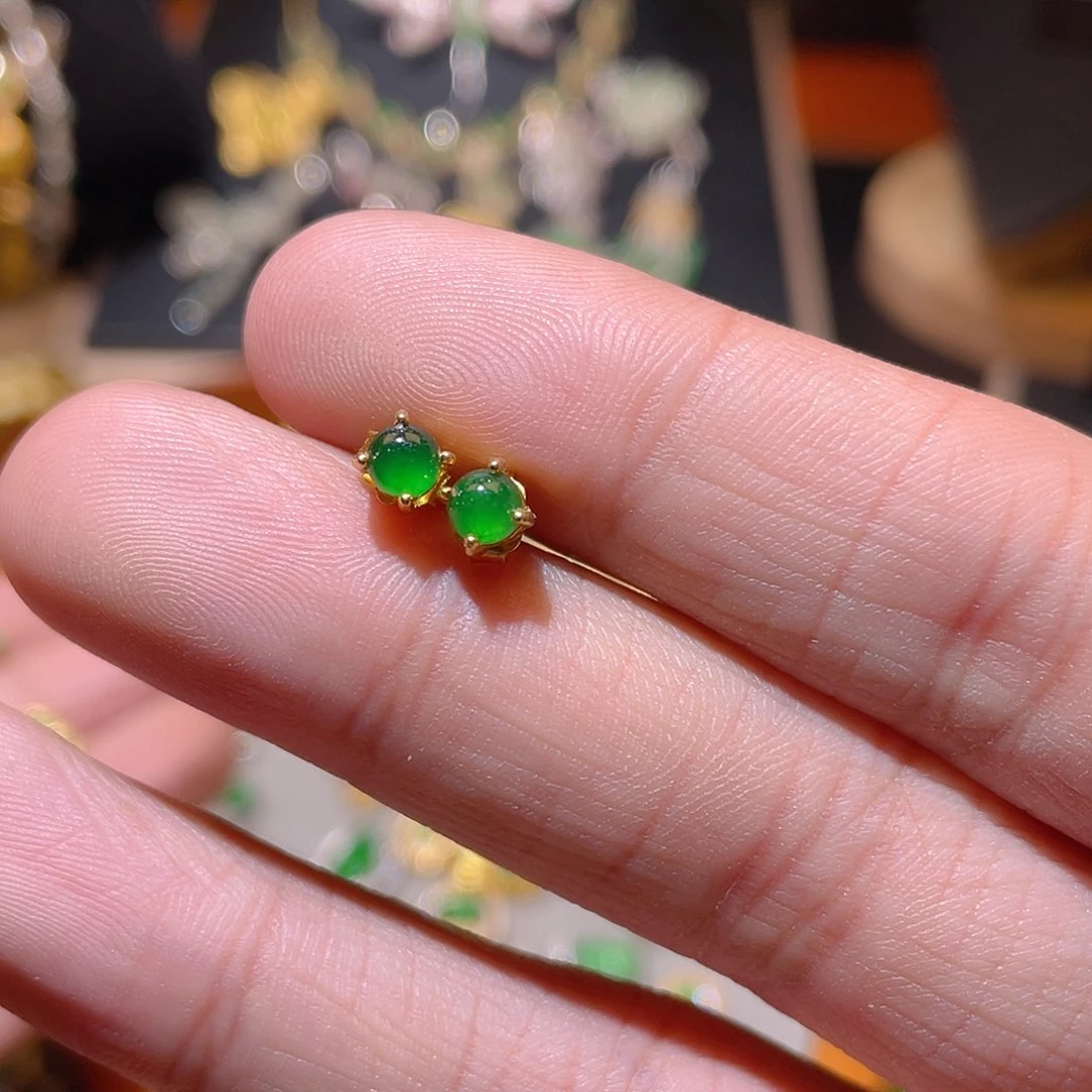 翡翠吊坠(不含链)银S925镶嵌