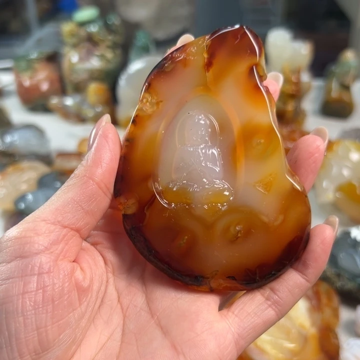 玛瑙/玉髓吊坠(不含链)未镶嵌