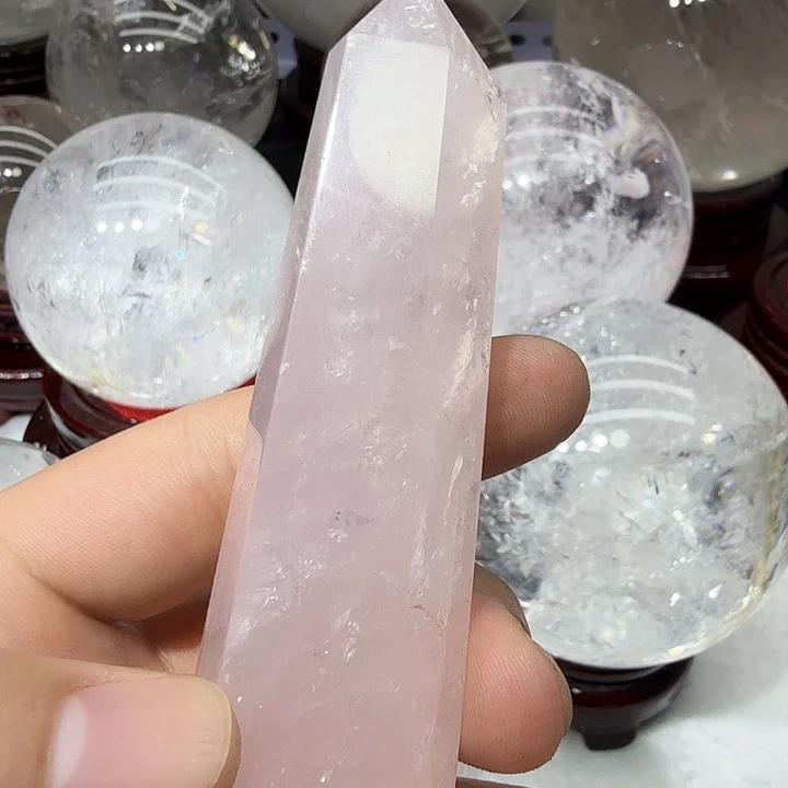 摆件水晶未镶嵌粉