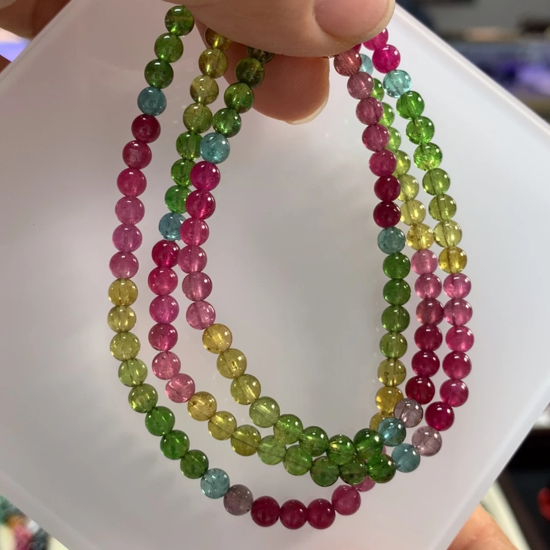 手链未镶嵌碧玺4.3左右