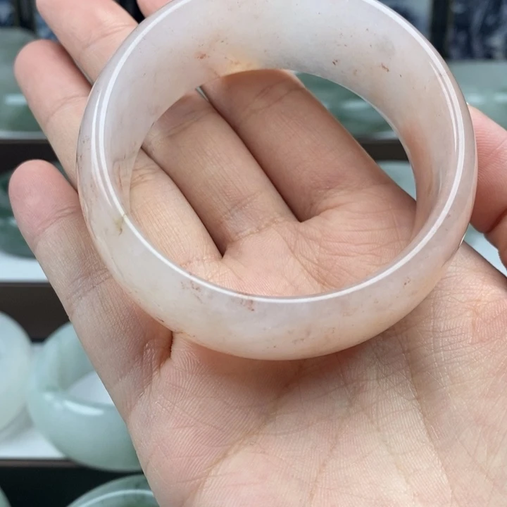 石英质玉（金丝玉）未镶嵌手镯