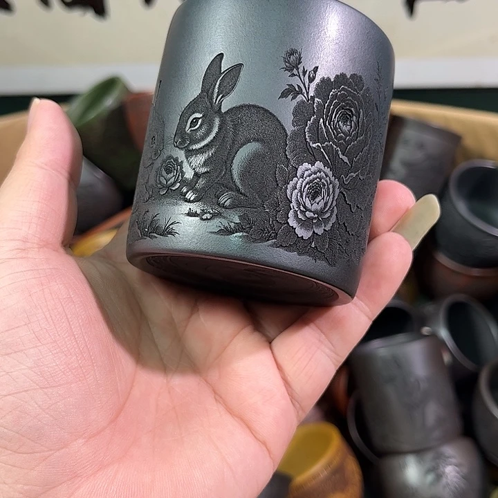 茶杯紫砂全手工紫砂主人杯