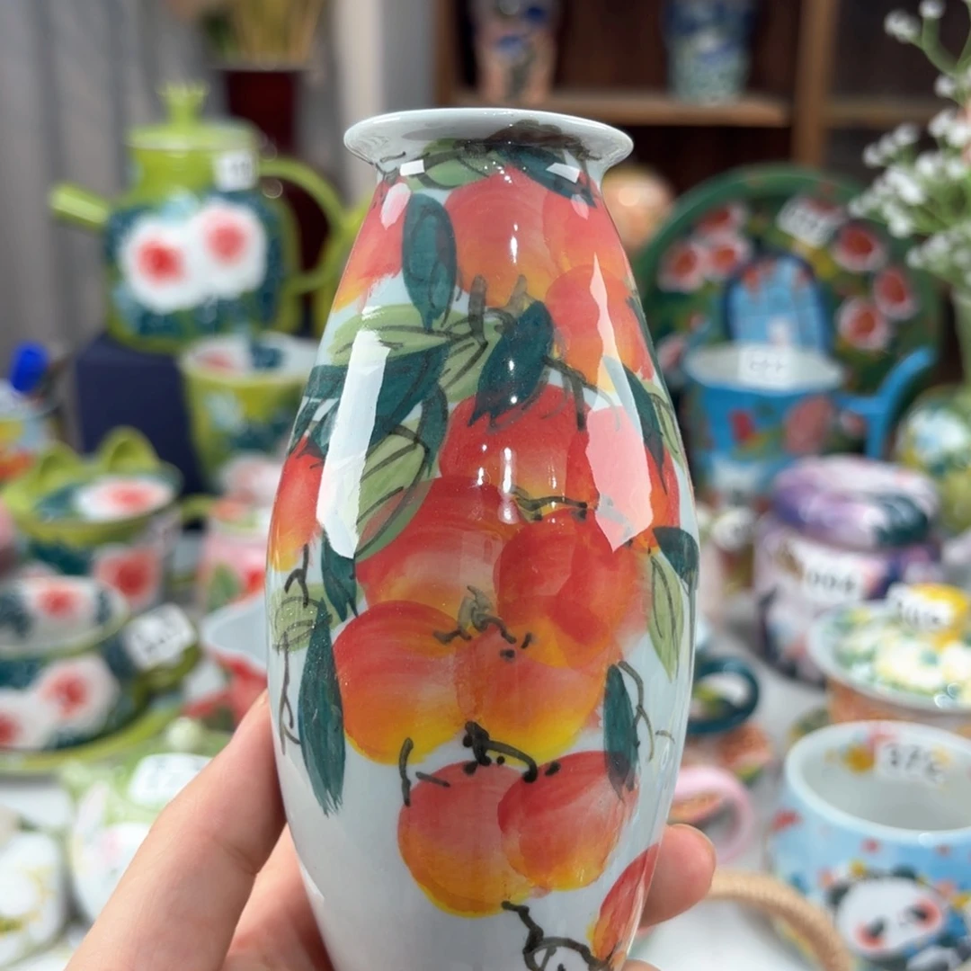 景德镇手绘高温釉下彩陶瓷茶具