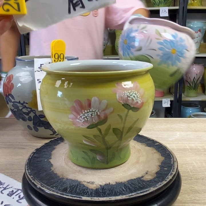 景德镇高温陶瓷花盆