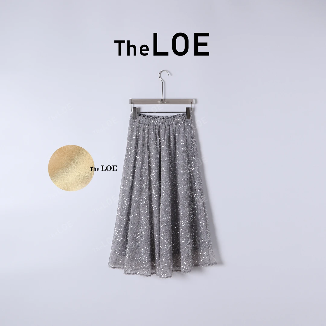 TheLOE/仲夏夜星空 桑蚕丝直筒显瘦biling半裙#04.11Q-G5073