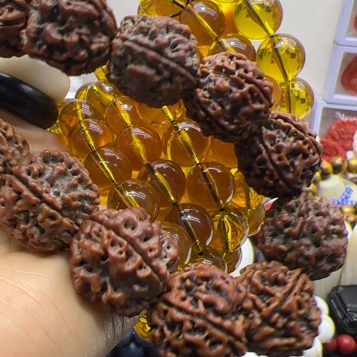 木质非金属1.4金伯手串