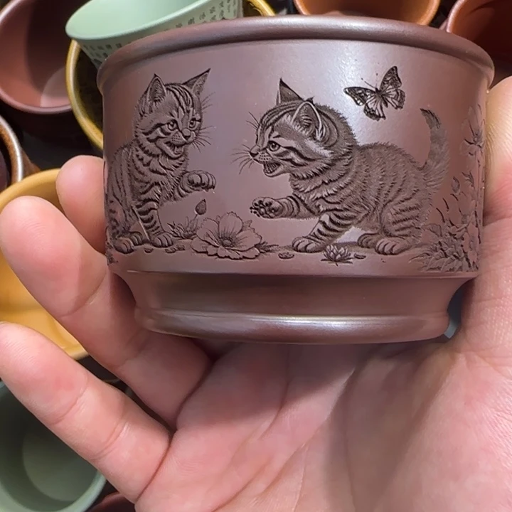 茶杯紫砂全手工制作工艺