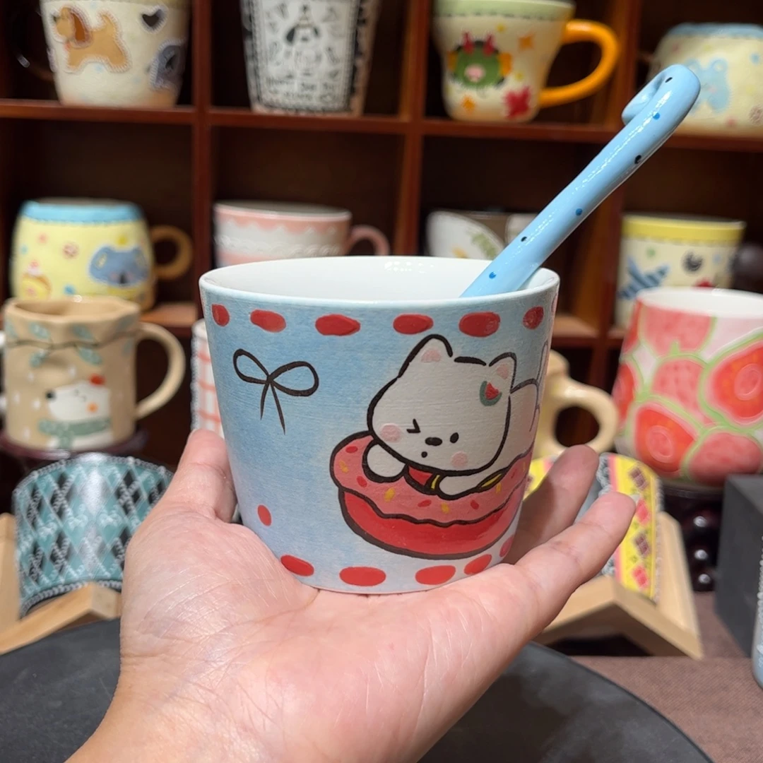 陶摆件景德镇陶瓷马克杯