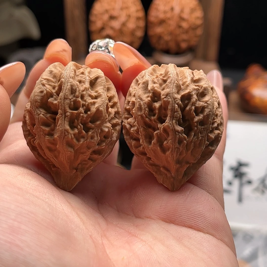 文玩核桃把件关东木子家楸大胖36