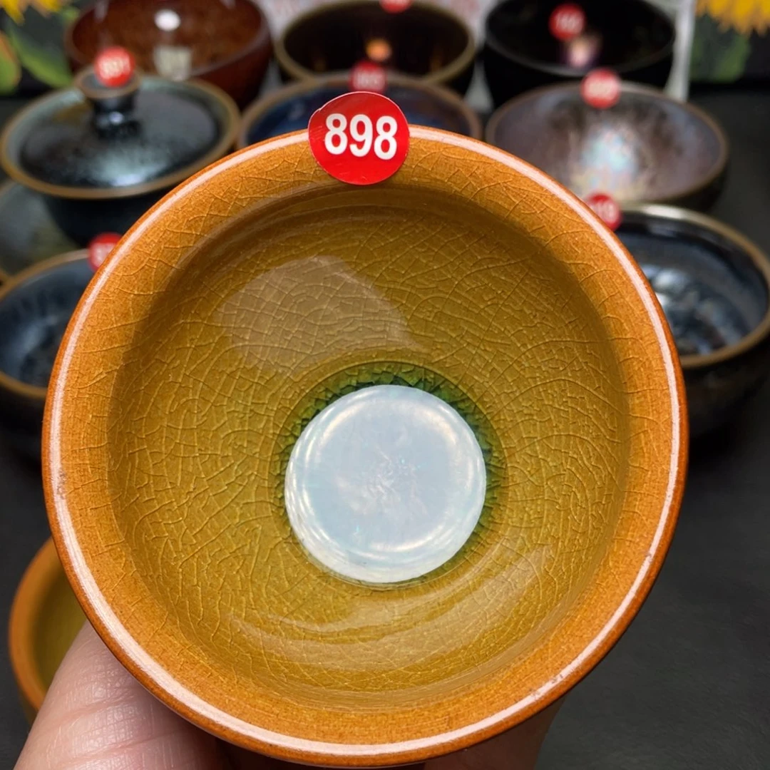 汝***水茶盏898 建窑建盏茶盏