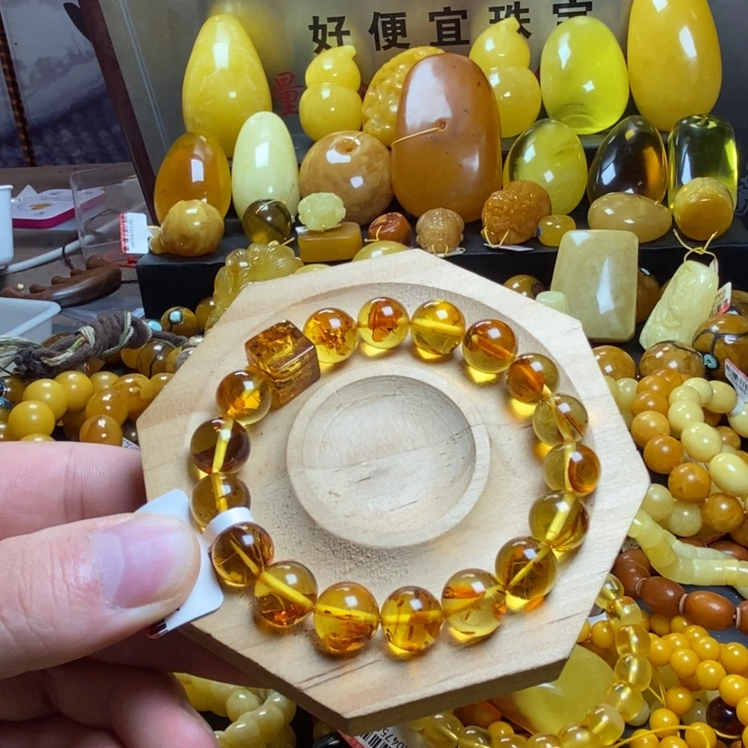 琥珀未镶嵌裸石蜜蜡