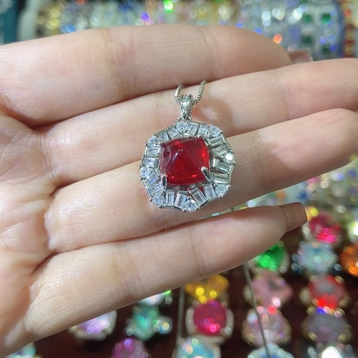 66锆石（处理）吊坠