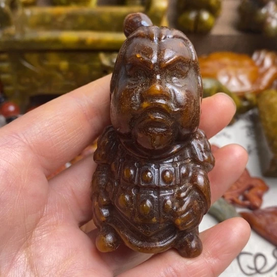 蛇纹石玉未镶嵌颈饰76