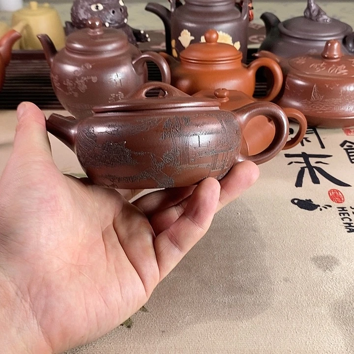 茶壶紫砂紫砂的微瑕