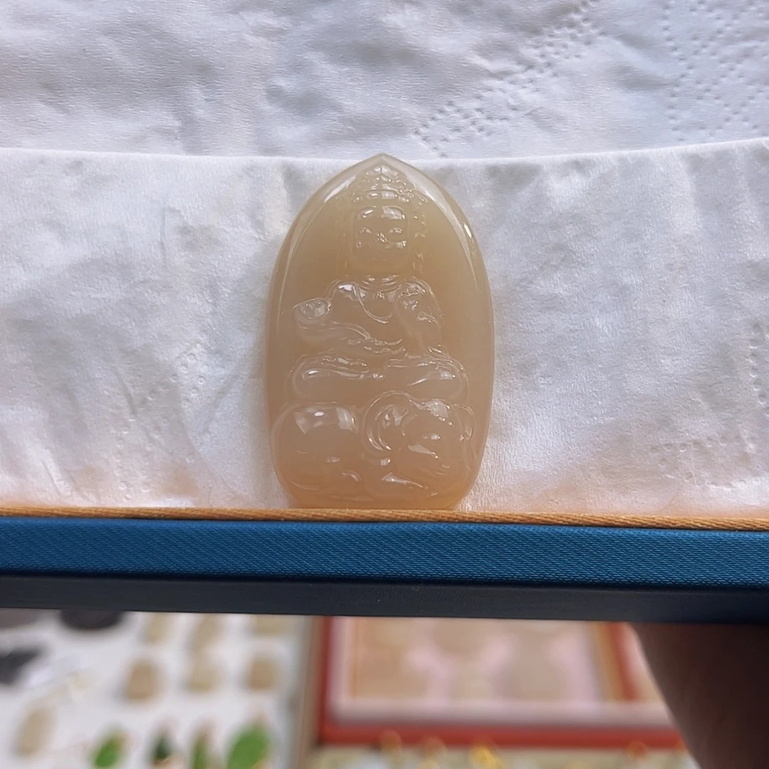 和田玉未镶嵌吊坠(不含链)