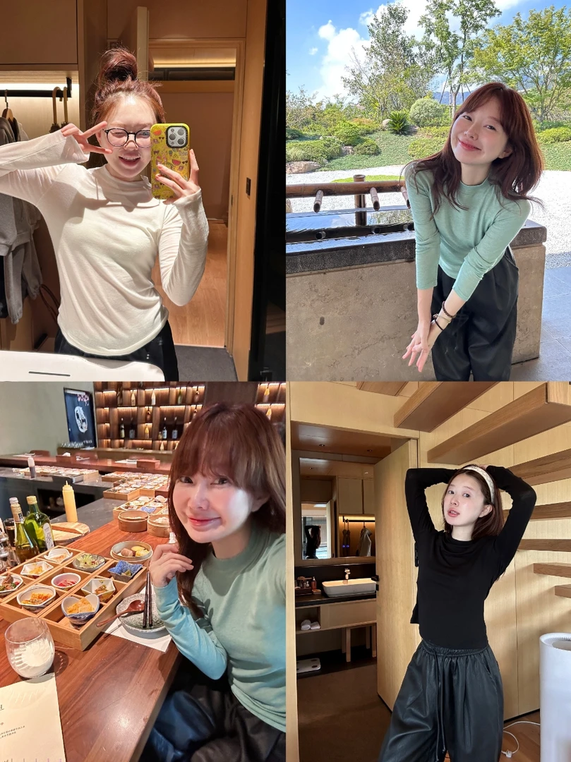 【BORAKOO】四色简约百搭圆领长袖打底T恤