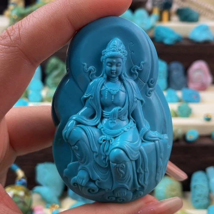 追***年绿松石未镶嵌原矿