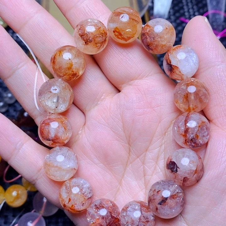 未镶嵌手链烟晶k卡14