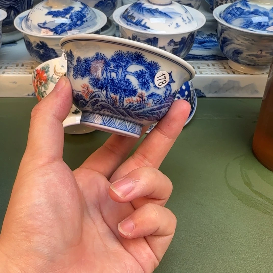 彦祖纯手工手绘茶具178