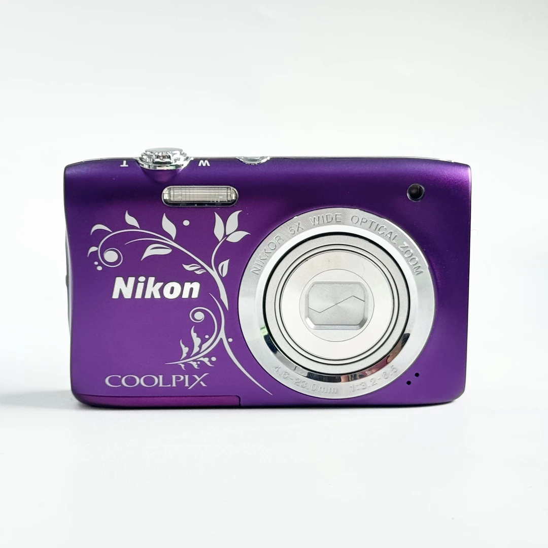 95新 Nikon/尼康 s2900紫色2010万像素5倍变焦复古ccd数码相机