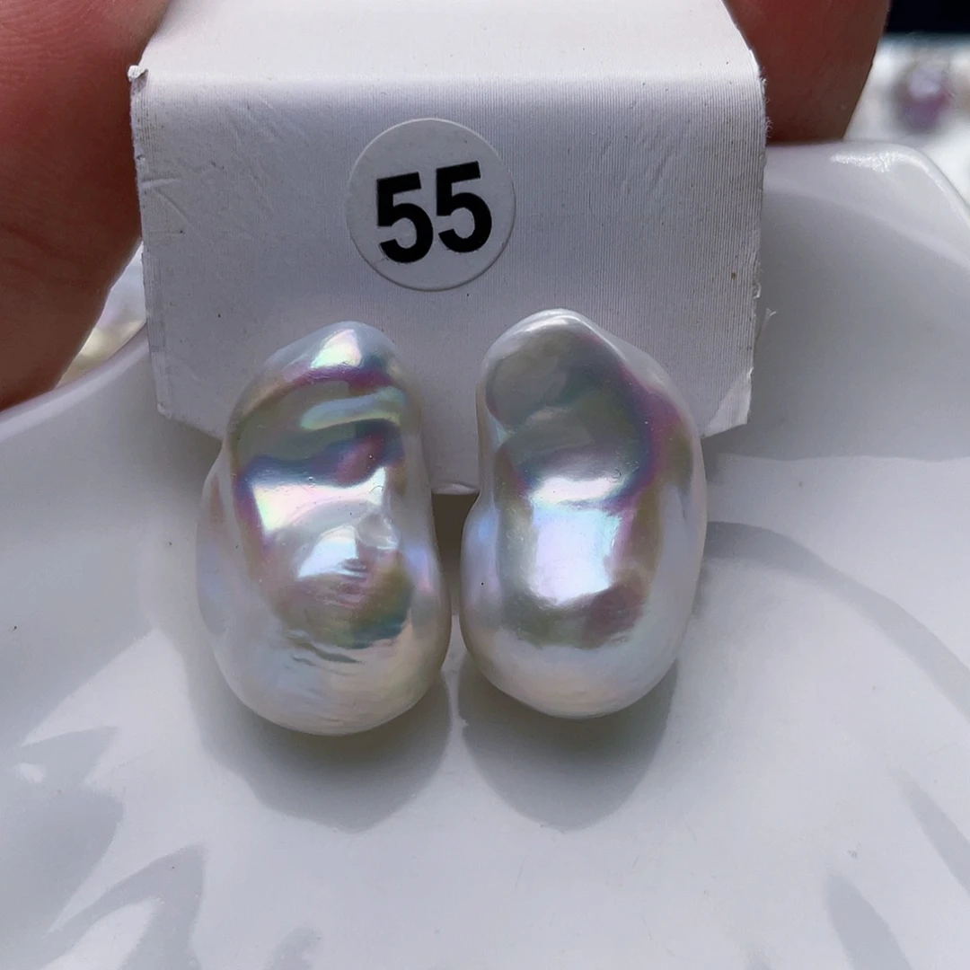 淡水珍珠耳饰未镶嵌盖****y