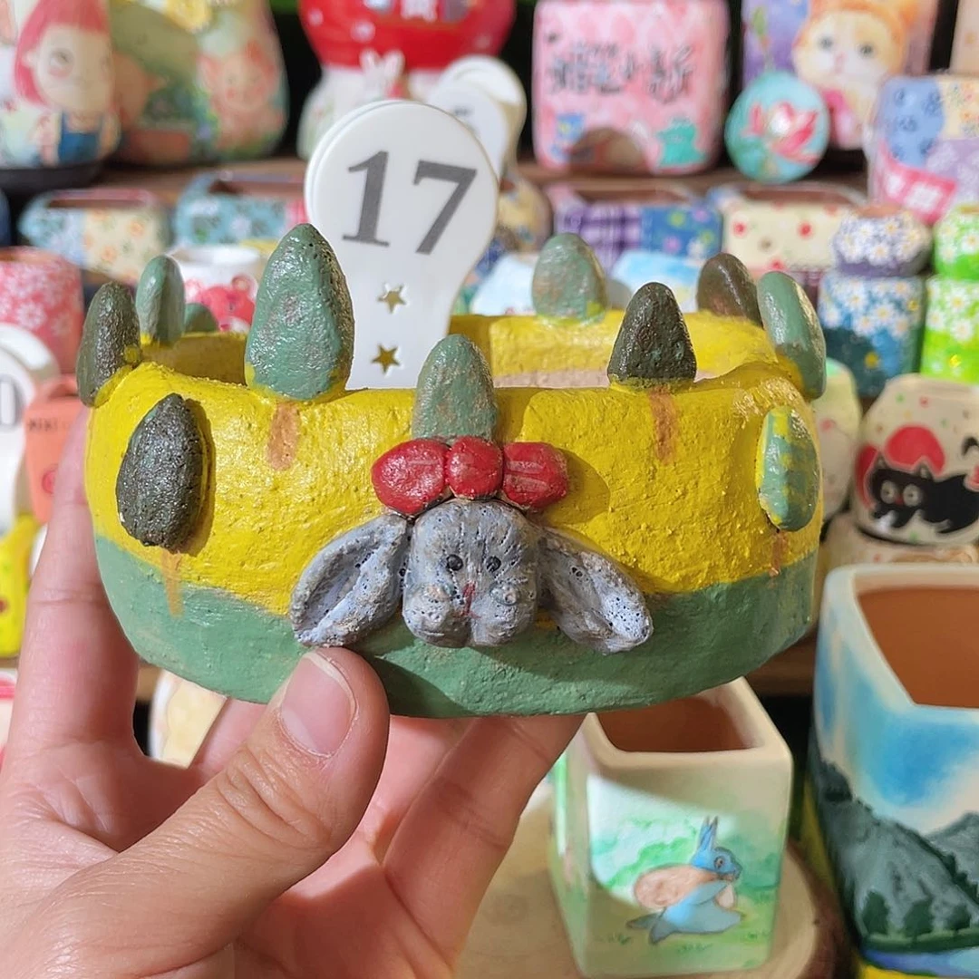 红陶17….手工手绘