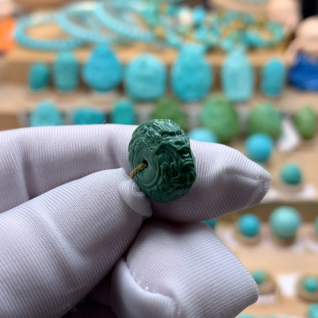 绿松石珠宝奇石未镶嵌
