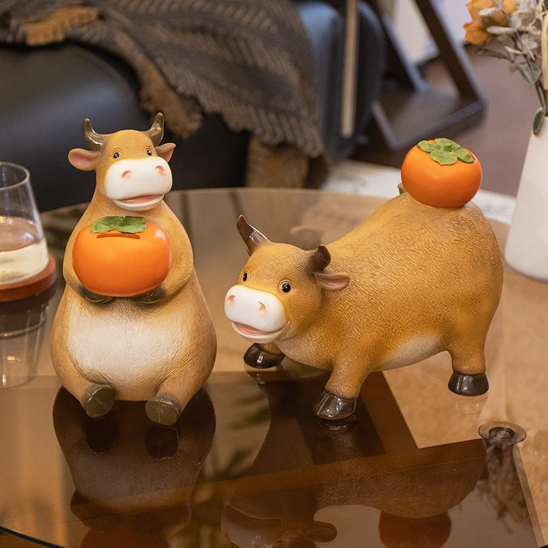 可爱牛存钱罐儿童储蓄罐手工仿真工艺送孩子男孩女孩生日实用礼物